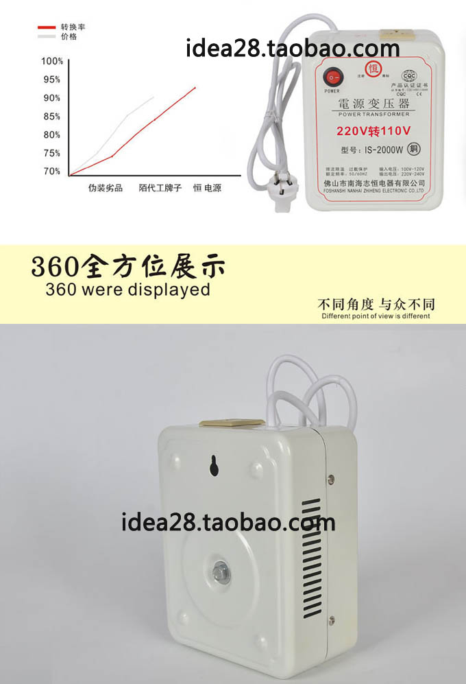 110v变压器2000w铜